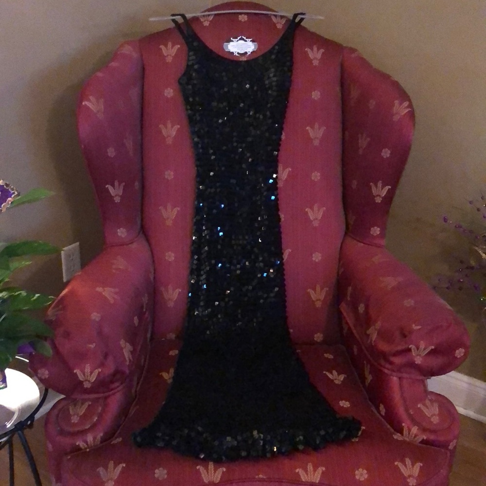 Alex Evening Hand crochet cocktail dress.  $45.00